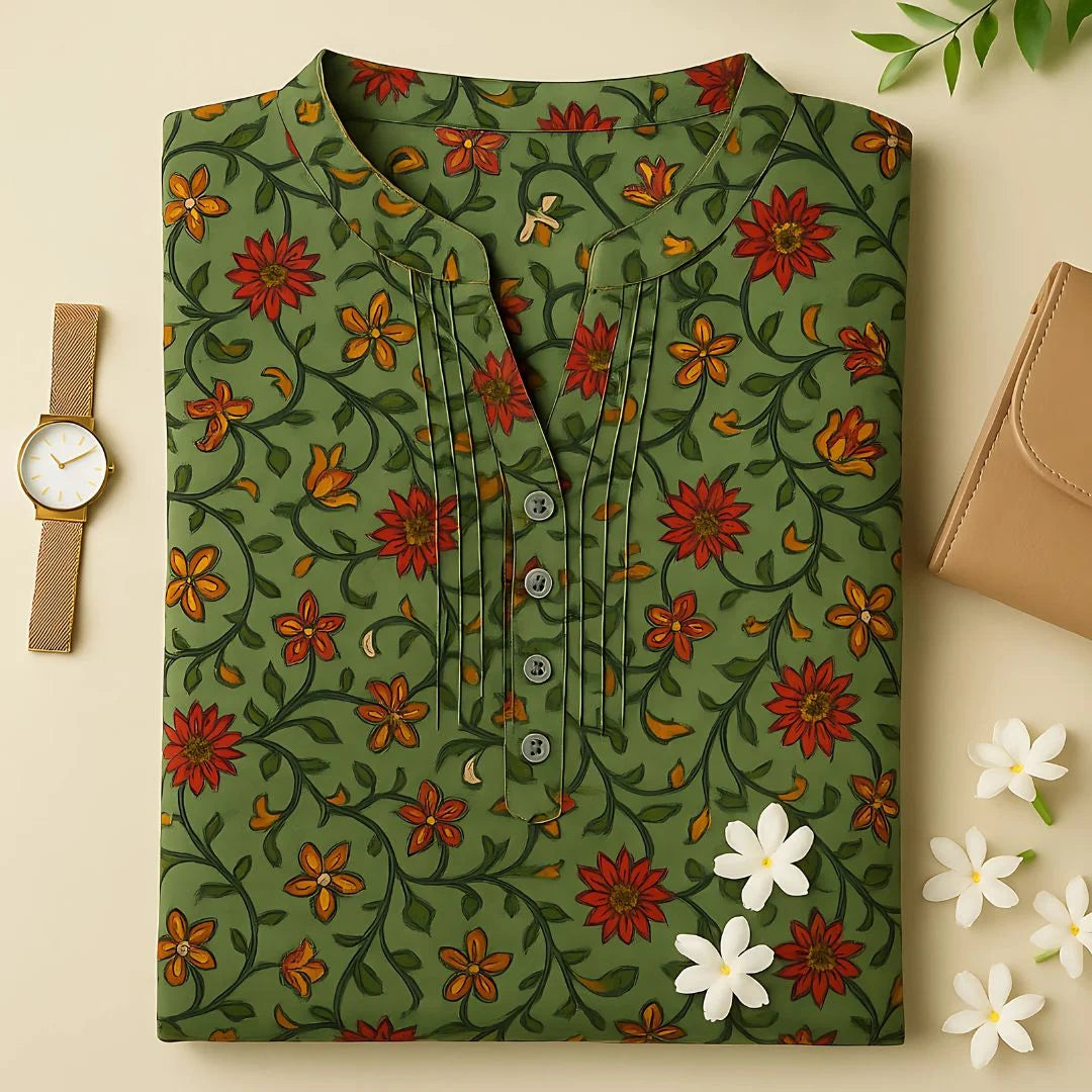 Summer Vibes Cotton Top – 100% Comfort