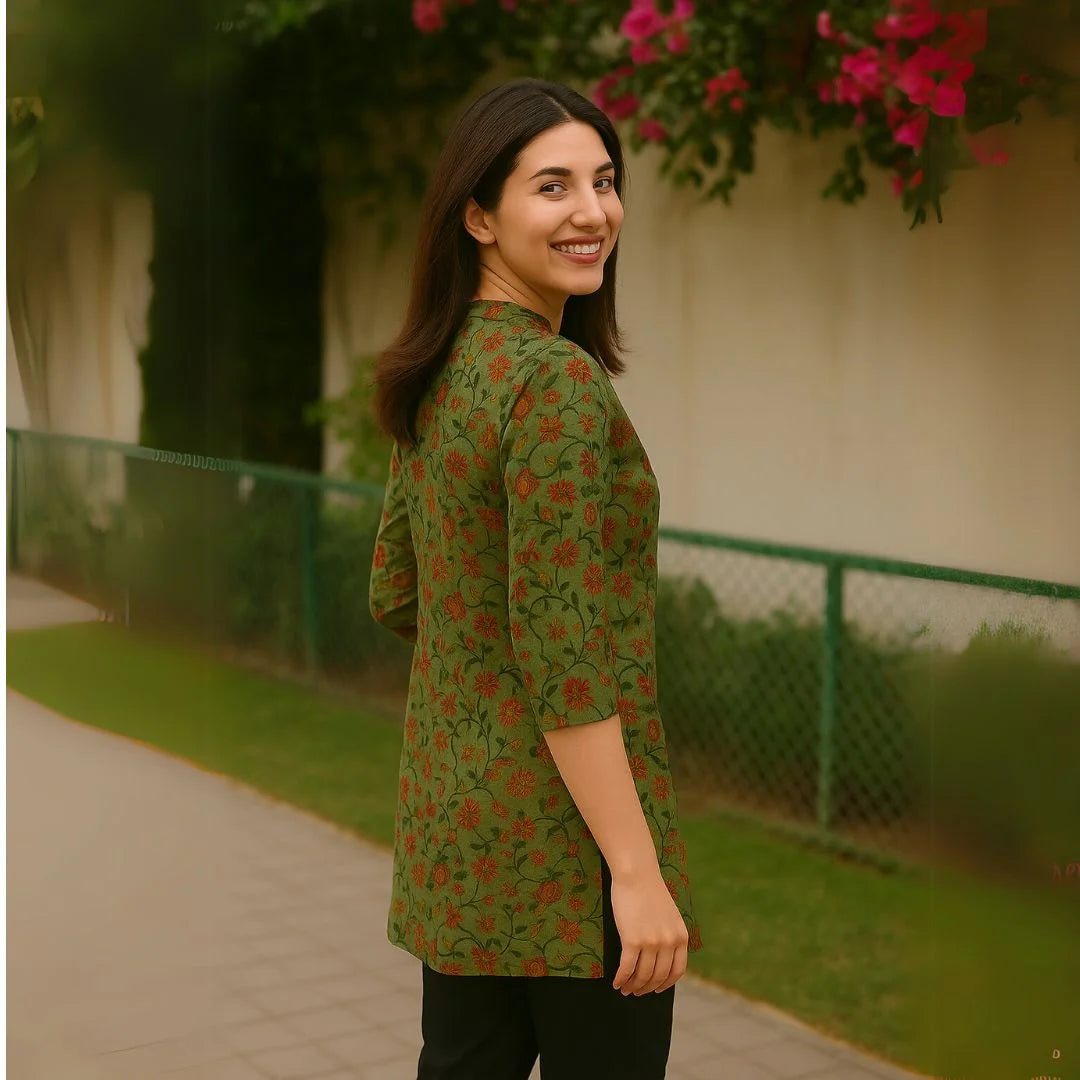 Summer Vibes Cotton Top – 100% Comfort