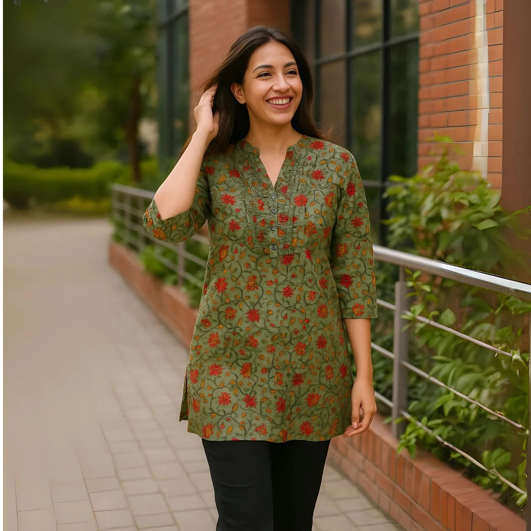 Summer Vibes Cotton Top – 100% Comfort