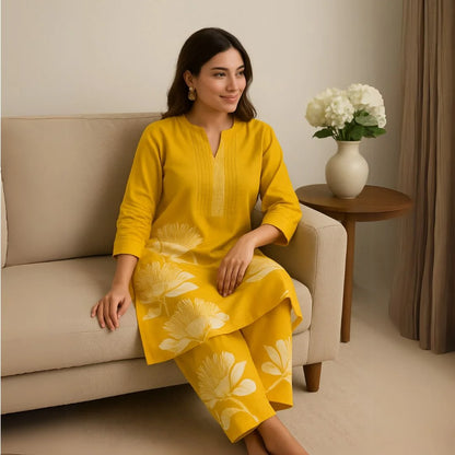 Cotton Co-ord Set – Soft & Stylish Everyday Elegance
