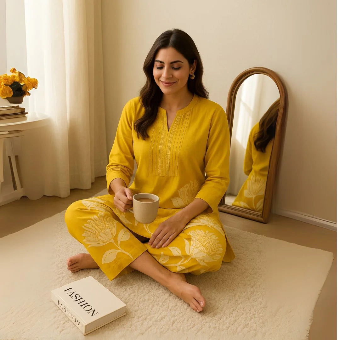 Cotton Co-ord Set – Soft & Stylish Everyday Elegance